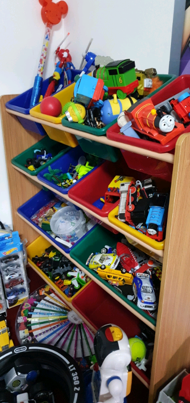 4 tier toy storage unit